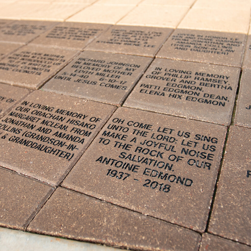 It Is Written front walkway